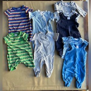 Bundle of 9 EUC Hanna Andersson pieces 6-12m.